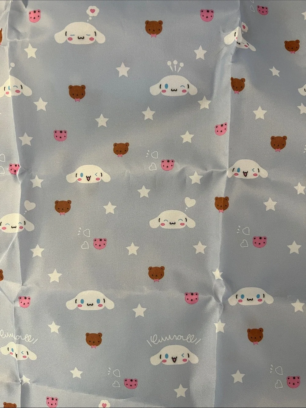 NEW Cute Light Blue Cinnamoroll Foldable Shopping Bag